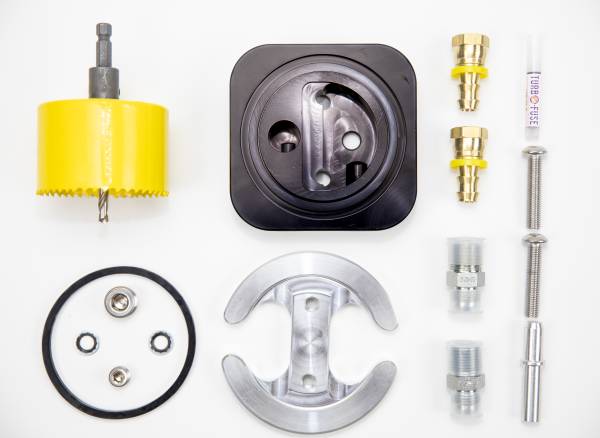 Dan's Diesel Performance, INC. - DDP Dual Port Fuel Sump w/ Hole Saw
