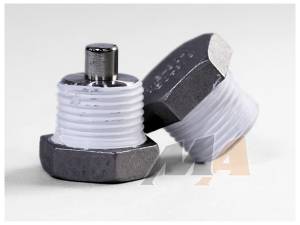 A15 Transfer Case Magnetic Drain Plug Kit, LB7 LLY LBZ, 2001-2007, LWN 2.8L, 2016+