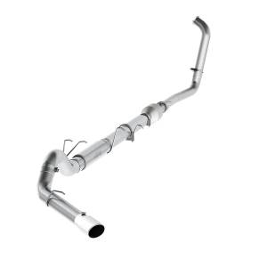 MBRP Exhaust 5in. Turbo Back (Stock Cat); Single Side Exit; AL S62340AL