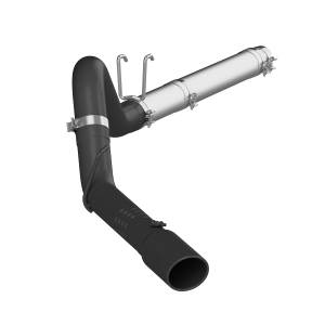 MBRP Exhaust 4in. Filter Back; Single Side Exit; Black Coated S6242BLK