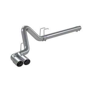 MBRP Exhaust 4in. Filter Back; Dual Outlet Single Side; AL S6243AL