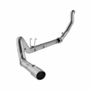 MBRP Exhaust 4in. Filter Back; Single Side Exit; T409+Down Pipe; Carb EO#D-763-1 S6282409