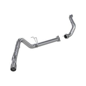 MBRP Exhaust 4in. Filter Back; Single Side Exit; T409+Down Pipe S6284409