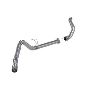 MBRP Exhaust 4in. Filter Back; Single Side Exit; AL+Down Pipe S6284AL