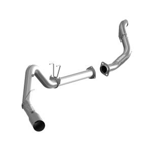 MBRP Exhaust 4in. Filter Back; Single Side Exit; T409+Down Pipe S6286409