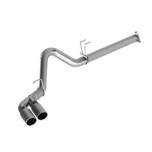 MBRP Exhaust 4in. Filter Back; Dual Outlet Single Side; T409 S6288409