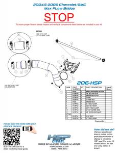 HSP Diesel - 2004.5-2005 Chevrolet / GMC Max Flow Bridge to HSP Cold Side HSP Diesel - Image 2