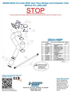 HSP Diesel - 2006-2010 Chevrolet / GMC Intercooler Charge Pipe Bundle HSP Diesel - Image 2