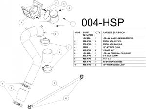 HSP Diesel - 2006-2010 Chevrolet / GMC Max Flow Bridge and Cold Side Tube Behind Alt HSP Diesel - Image 2