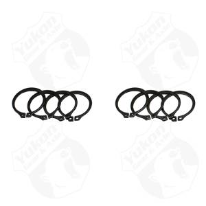 Yukon Gear 4 Full Circle Snap Rings Fits 733X U-Joint With Aftermarket Axle